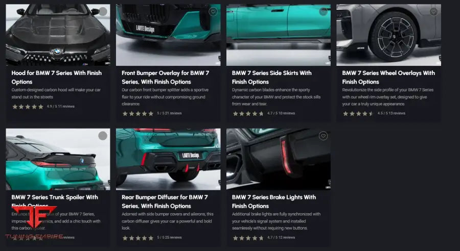 LARTE BMW 7 SERIES BODY KIT