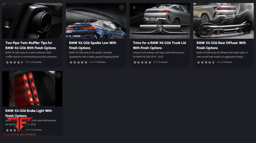 LARTE BMW X6 G06 BODY KIT