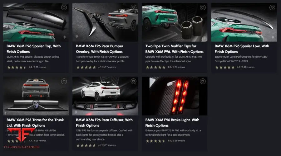 LARTE BMW X6M F96 BODY KIT