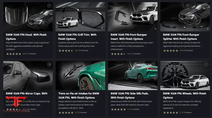 LARTE BMW X6M F96 BODY KIT