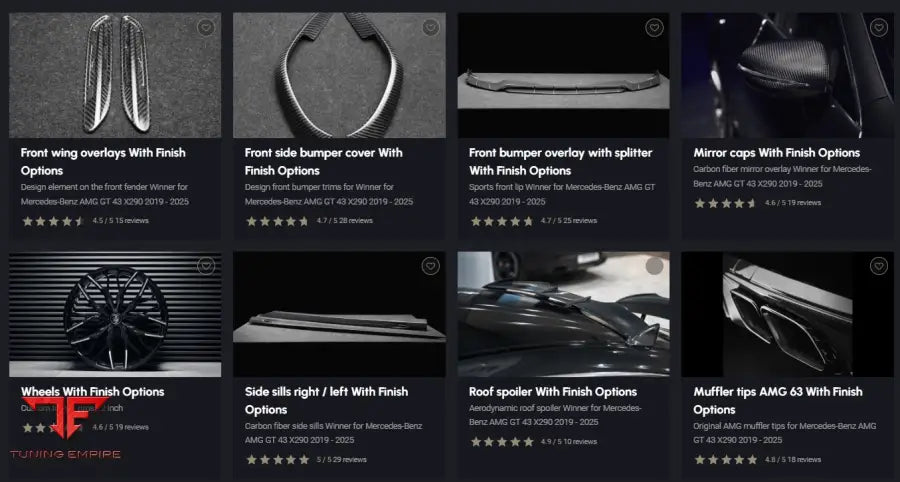 LARTE MERCEDES AMG GT43 & GT53 BODY KIT
