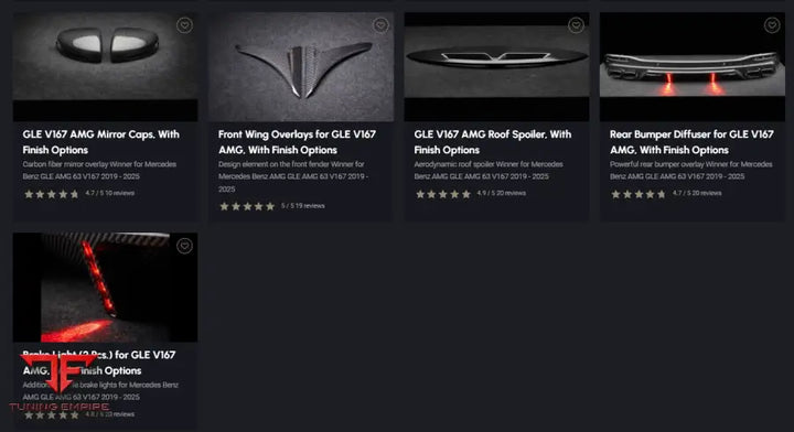 LARTE MERCEDES GLE 63 V 167 BODY KIT