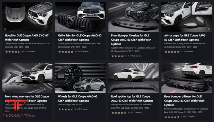 LARTE MERCEDES GLE COUPE 63 AMG BODY KIT
