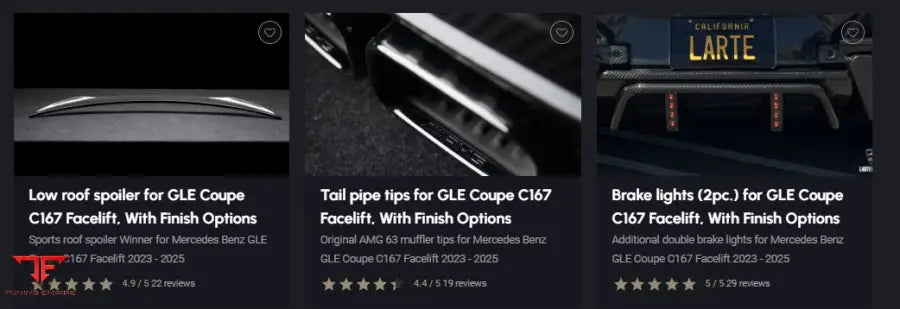 LARTE MERCEDES GLE COUPE C167 FACELIFT BODY KIT