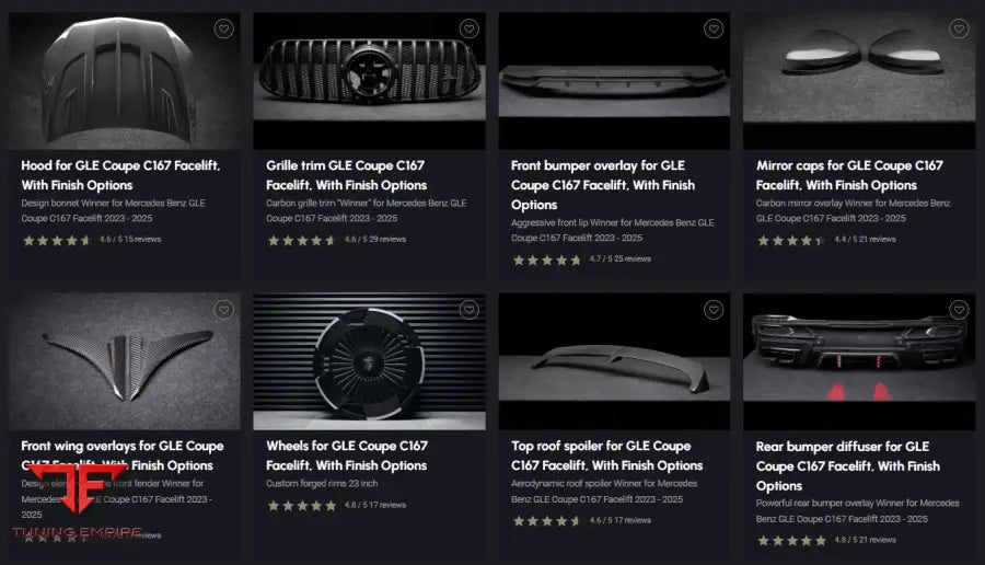 LARTE MERCEDES GLE COUPE C167 FACELIFT BODY KIT