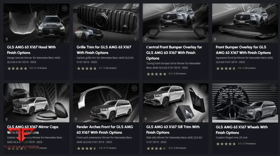 LARTE MERCEDES GLS 63 AMG X167 BODY KIT