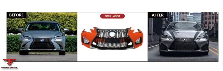 LEXUS GS 13-15/16-20Y OLD TO NEW GS-F 2016 FRONT BUMPER
