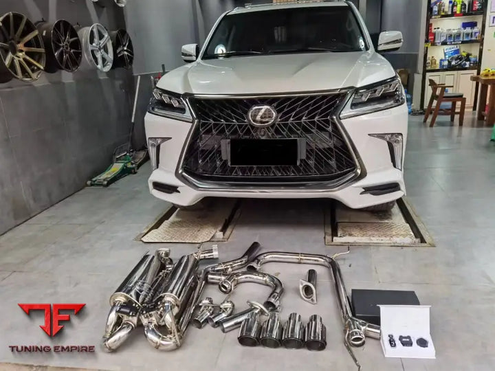 LEXUS LX 570 5.7L V8 VALVED EXHAUST SYSTEM