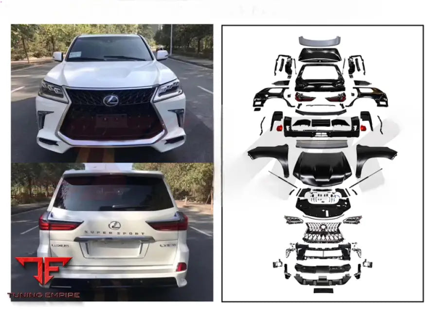 LEXUS LX570 08-15Y OLD TO NEW 2021 YEAR STYLE BODY KIT