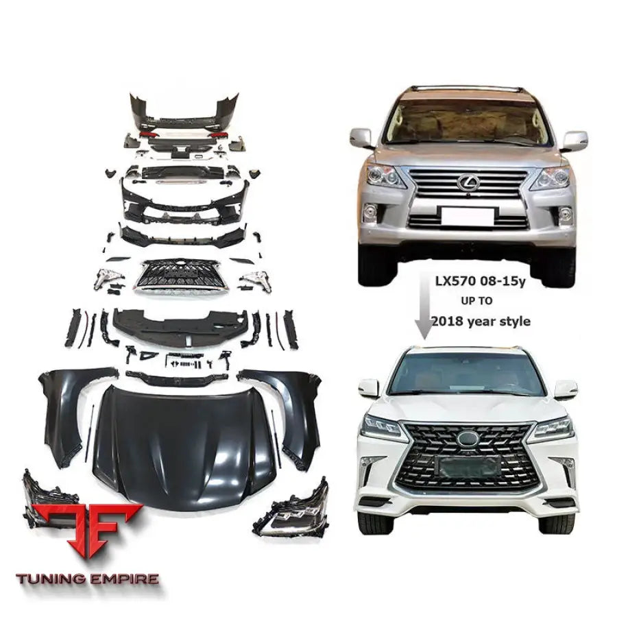 LEXUS LX570 2008 15Y OLD UPGRADE TO NEW 2018Y BODY KIT