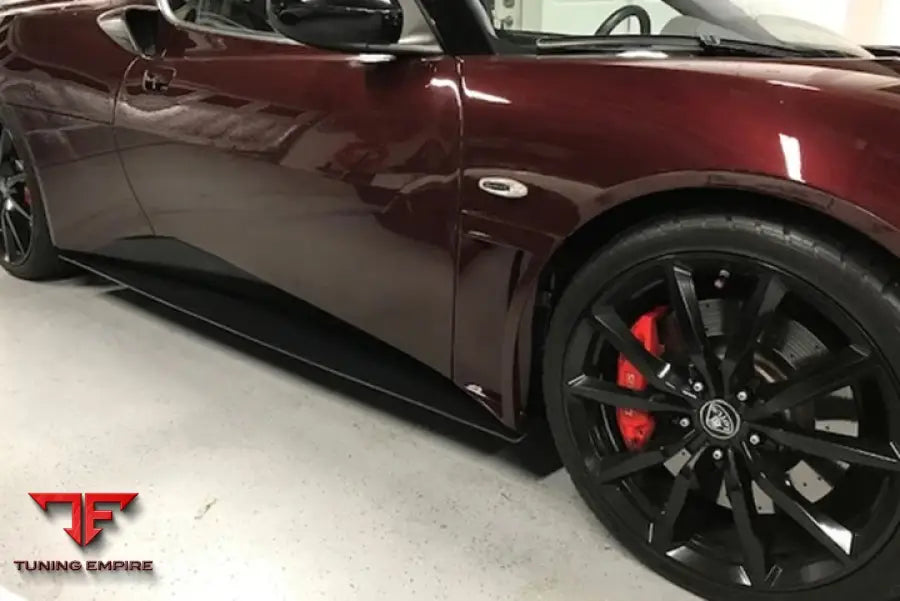 LOTUS EVORA S 400 410 430 2010-2016 CARBON FIBER SIDE SKIRTS