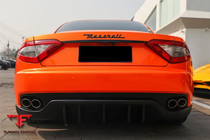 MASERATI GRANTURISMO MC STYLE CARBON FIBER REAR DIFFUSER