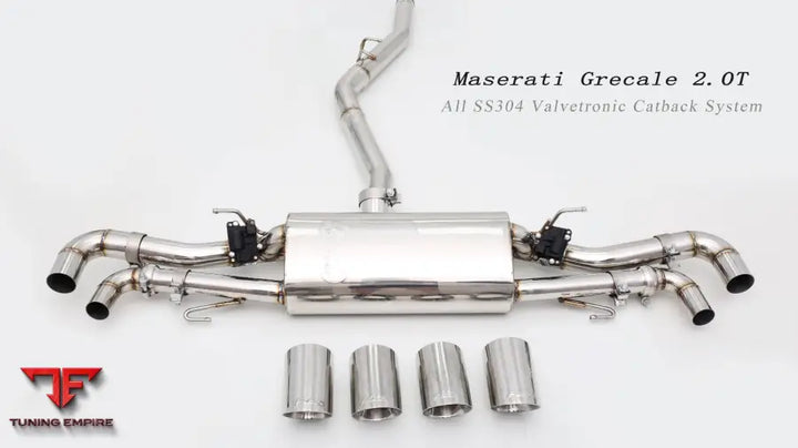 Maserati Grecale 2.0T All Ss304 Valvetronic Exhaust System