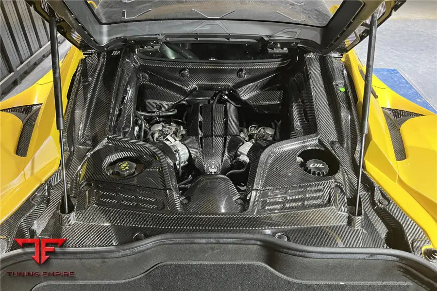 MASERATI MC20 DRY CARBON FIBER ENGINE COVER REPLACEMENT