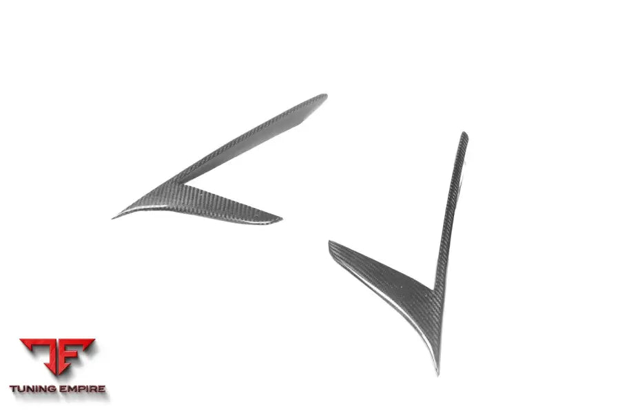 MASERATI MC20 NVT STYLE DRY CARBON FIBER QUARTER PANEL SIDE VENT SCOOPS