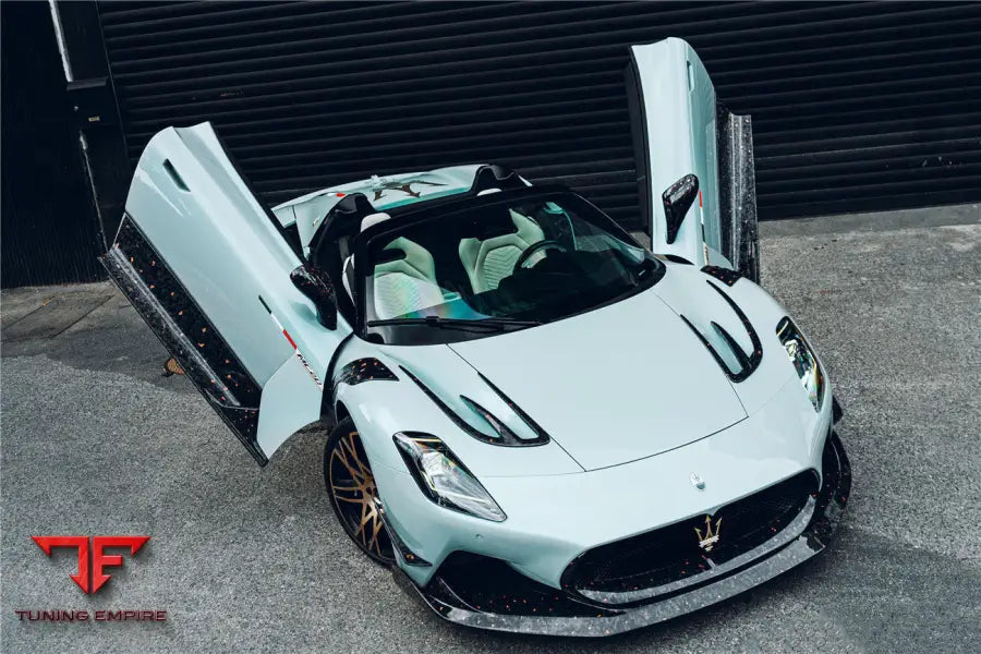 MASERATI MC20 SVD STYLE DRY CARBON FIBER FRONT FENDER PATCH