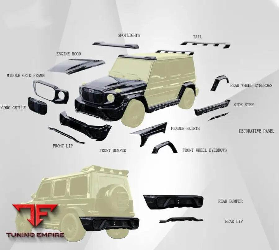 MAYBACH CONCEPT WIDEOBDY KIT FOR MERCEDES G-CLASS W464