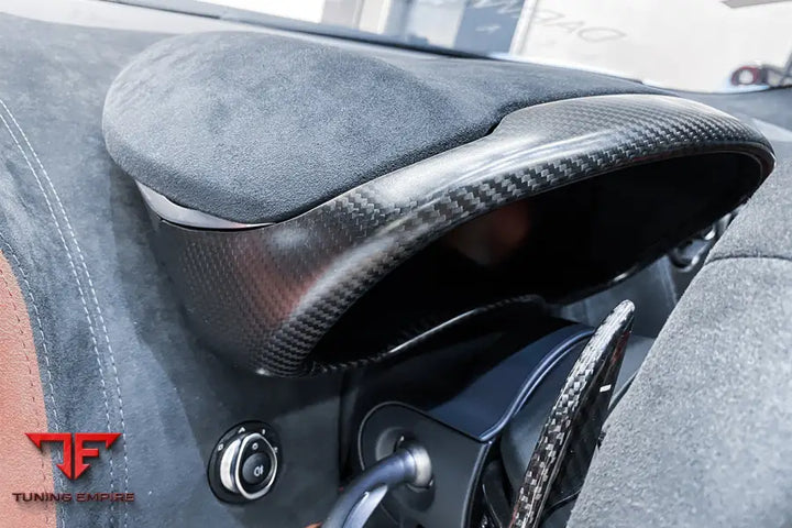 MCLAREN 540C/570S/570GT/600LT DRY CARBON FIBER INSTRUMENT SURROUND PANEL COVER BSD