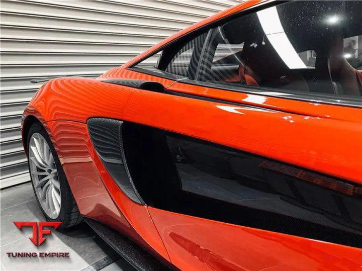 MCLAREN 540C/570S/570GT OEM STYLE CARBON FIBER AIR INTAKE FINS BSD