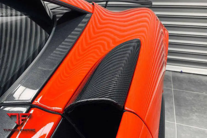 MCLAREN 540C/570S/570GT OEM STYLE CARBON FIBER AIR INTAKE FINS BSD
