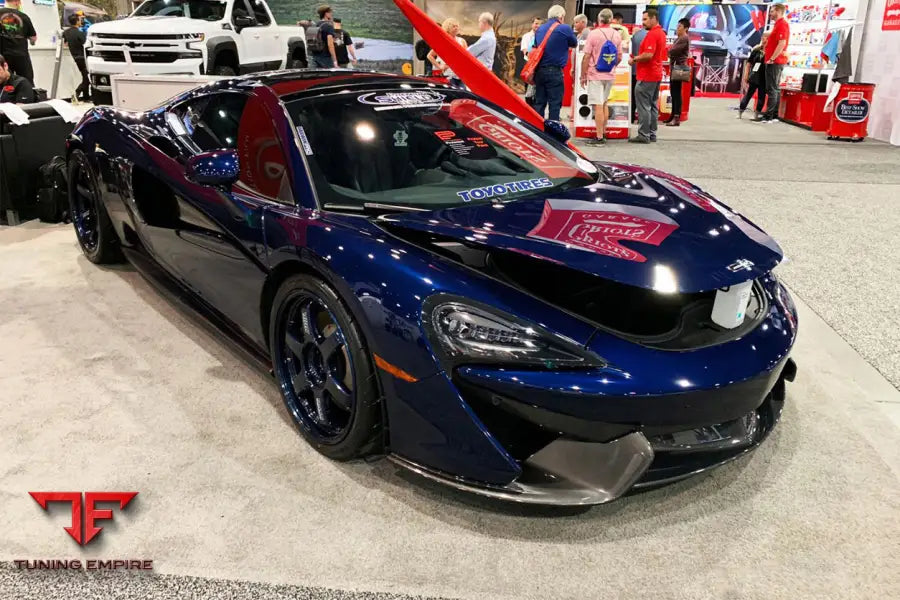 MCLAREN 540C/570S/570GT OEM STYLE CARBON FIBER FRONT BUMPER LIP BSD