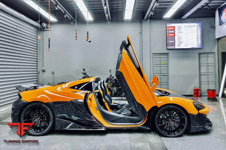 MCLAREN 600LT CABON FIBER QUARTER PANEL REAR SIDE SKIRTS BSD