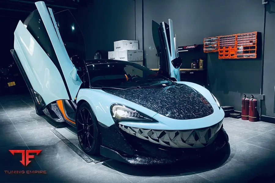 MCLAREN 600LT CARBON FIBER FRONT BUMPER SIDE SPLITTER BSD