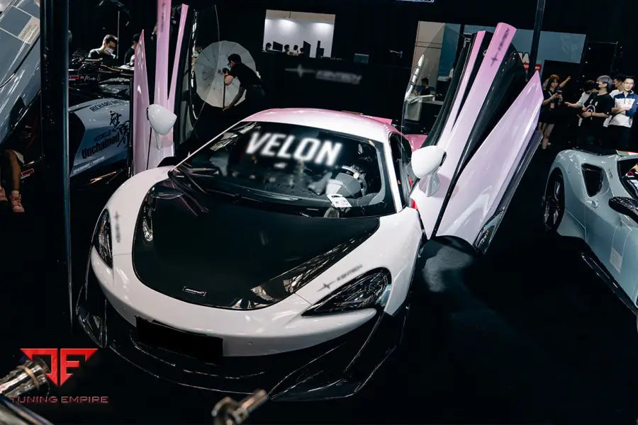 MCLAREN 600LT CARBON FIBER FRONT BUMPER SIDE SPLITTER BSD