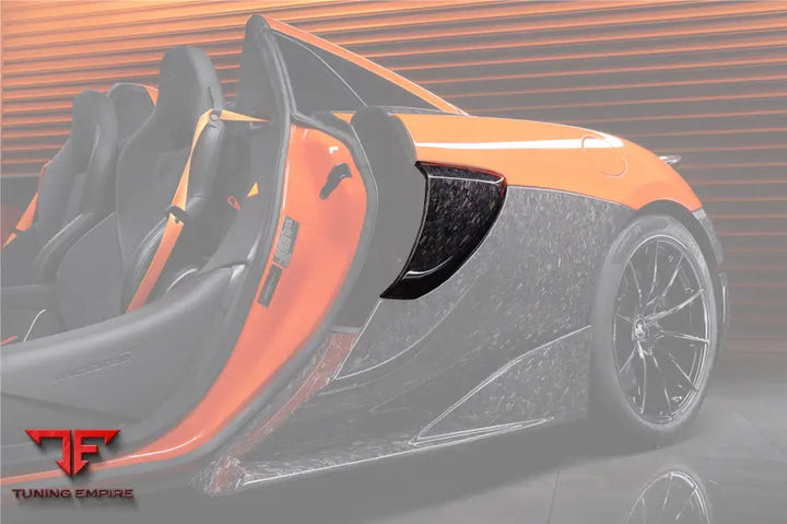 MCLAREN 600LT CARBON FIBER QUARTER PANEL SIDE SCOOPS BSD