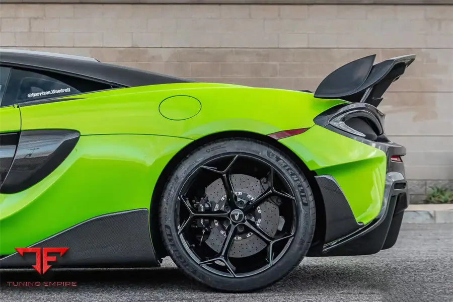 MCLAREN 600LT CARBON FIBER REAR BUMPER SIDE CANARDS BSD