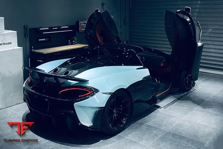 MCLAREN 600LT CARBON FIBER REAR BUMPER SIDE CANARDS BSD