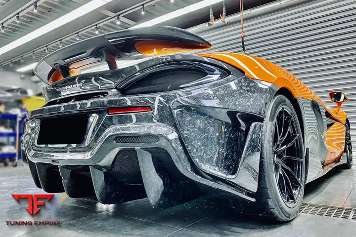 MCLAREN 600LT CARBON FIBER REAR BUMPER SIDE CANARDS BSD