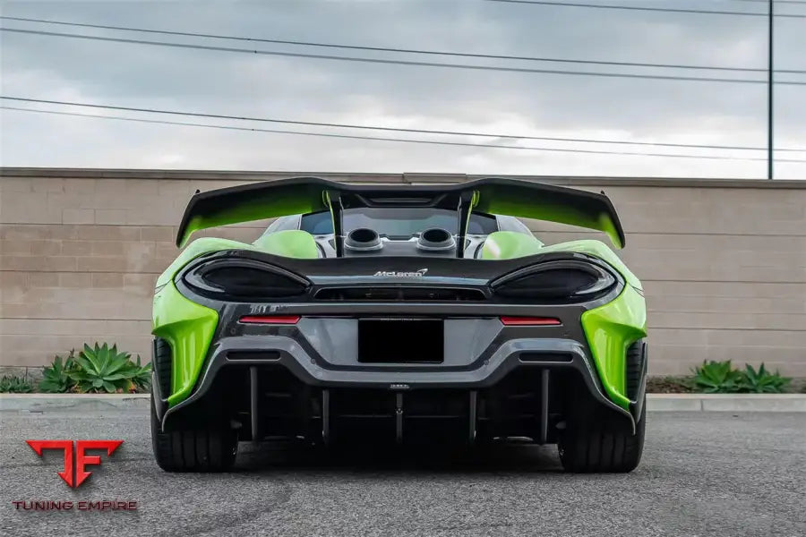 MCLAREN 600LT CARBON FIBER REAR BUMPER SIDE CANARDS BSD
