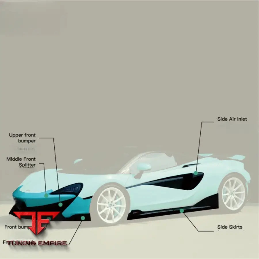 MCLAREN 600LT DRY CARBON FIBER BODY KIT PARTS