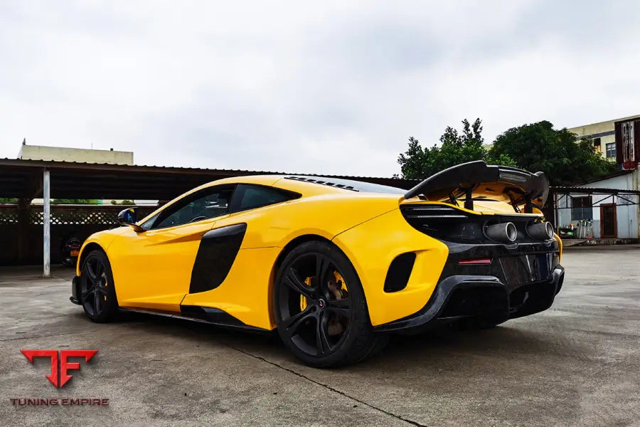MCLAREN 650S 625C MP4 12C 675LT STYLE DRY CARBON FIBER REAR BODY KIT BSD