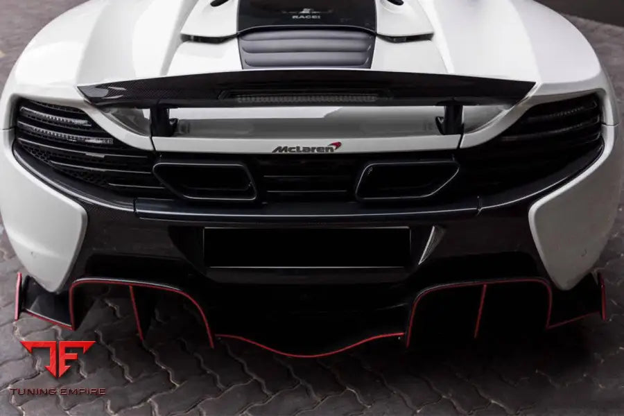 MCLAREN 650S OEM STYLE CARBON FIBER REAR BUMPER BSD