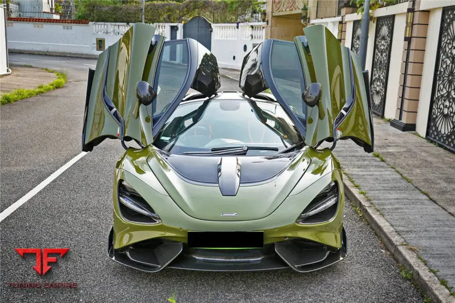 MCLAREN 720S 765LT-STYLE DRY PART CARBON FIBER FRONT BUMPER BSD