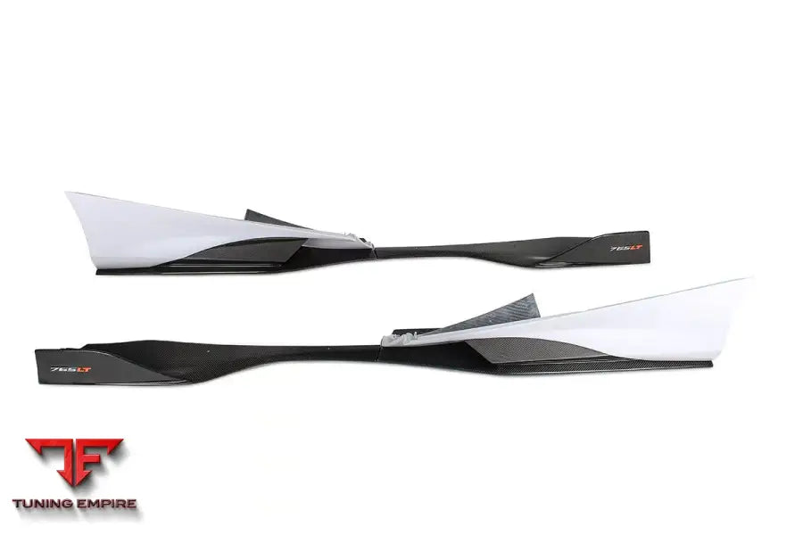 MCLAREN 720S 765LT-STYLE DRY PART CARBON FIBER SIDE SKIRTS BSD