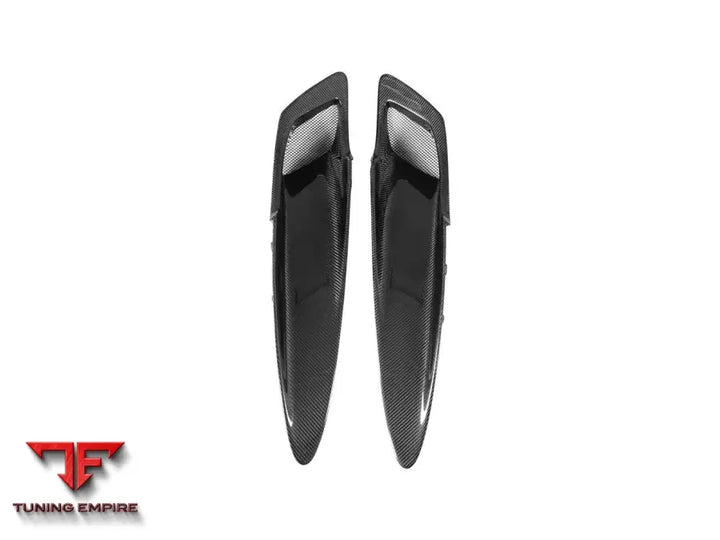 MCLAREN 720S OEM STYLE CARBON FIBER REAR TRUNK AIR INTAKE VENTS REPLACEMENT BSD
