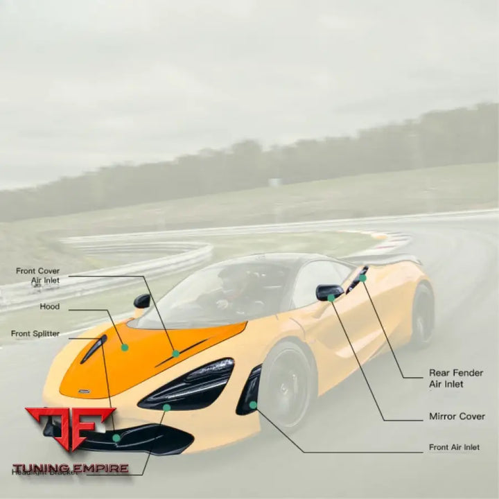 MCLAREN 720S DRY CARBON FIBER BODY KIT PARTS