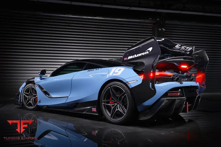 MCLAREN 720S SE²GTR STYLE TRUNK WING WITH SIDE WINGLETS BSD
