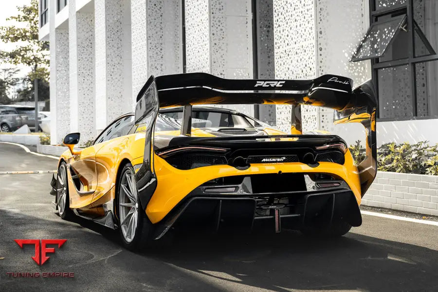 MCLAREN 720S SE²GTR STYLE TRUNK WING WITH SIDE WINGLETS BSD