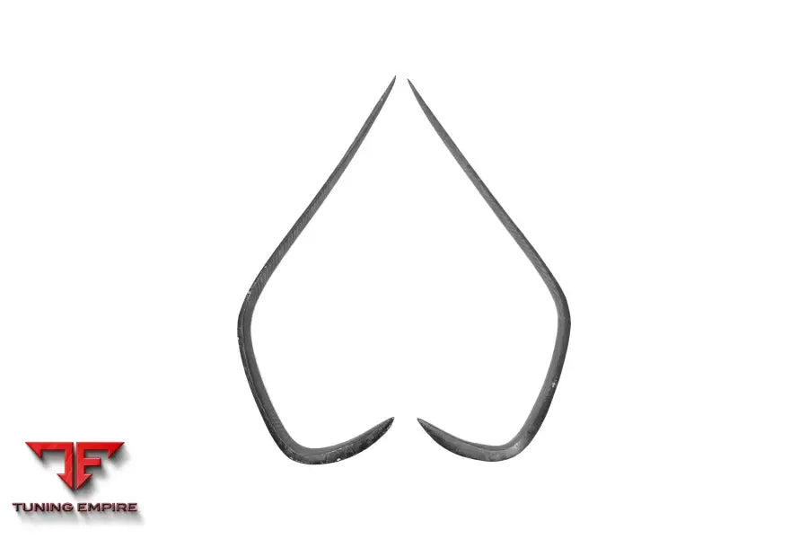 MCLAREN GT WP STYLE DRY CARBON FIBER FRONT BUMPER AIR VENTS BSD