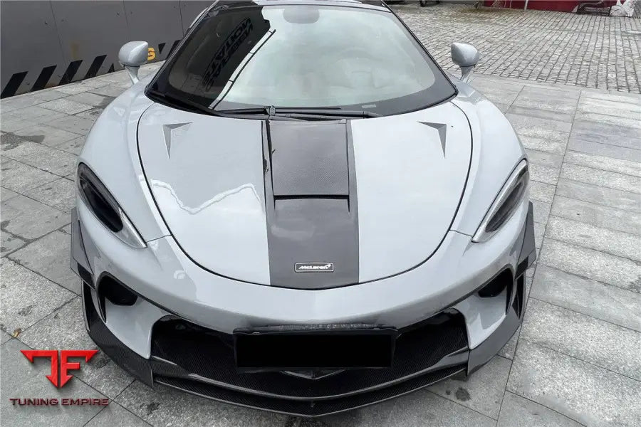 MCLAREN GT WP STYLE DRY CARBON FIBER FRONT LIP BSD