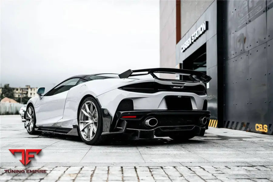 MCLAREN GT WP STYLE DRY CARBON FIBER REAR DIFFUSER LIP BSD