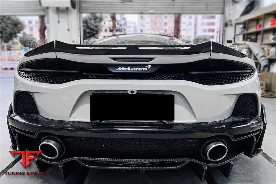 MCLAREN GT WP STYLE DRY CARBON FIBER TRUNK SPOILER WING BSD