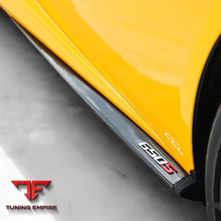 MCLAREN MP4-12C 650S CARBON FIBER SIDE SKIRT