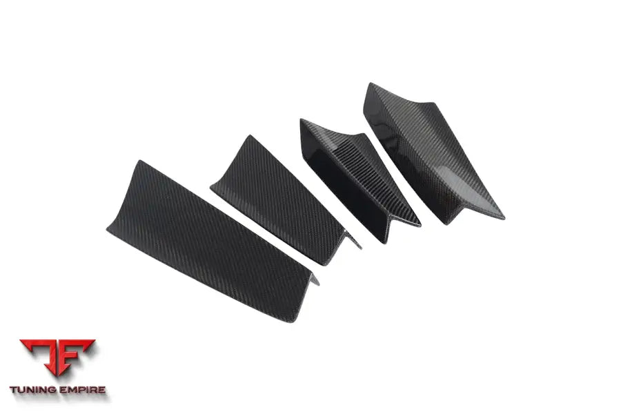 MCLAREN MP4 12C & 650S REBEL PERFORMANCE STYLE PARTIAL CARBON FIBER REAR BUMPER BSD