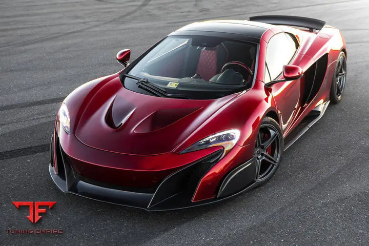 MCLAREN MP4-12C 675LT STYLE CARBON FIBER FRONT BUMPER & FENDER BSD