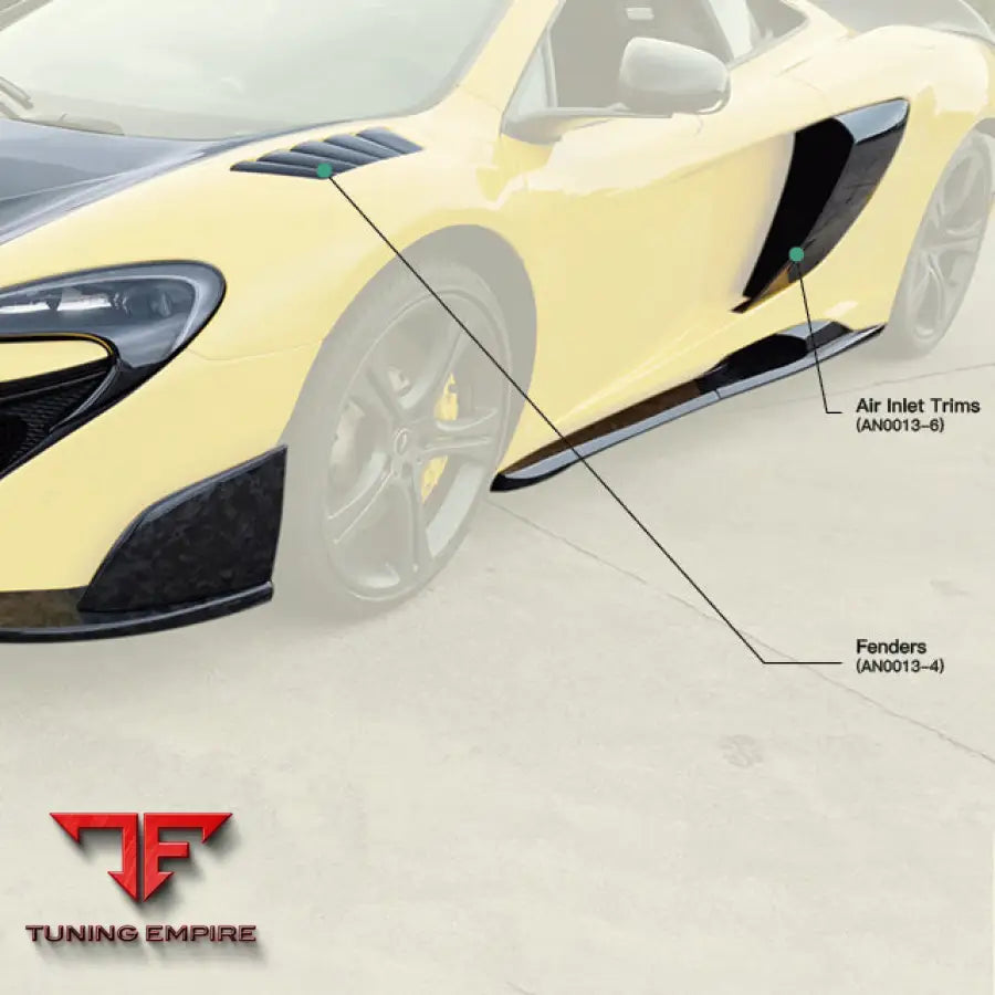 MCLAREN MP4-12C DRY CARBON FIBER PARTS